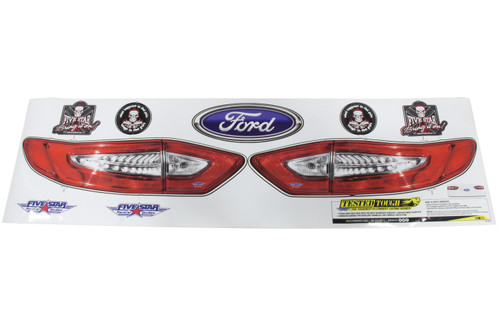 Graphics - Tail - S2 Sportsman - Laminated Protective Coating - Ford Fusion - Kit