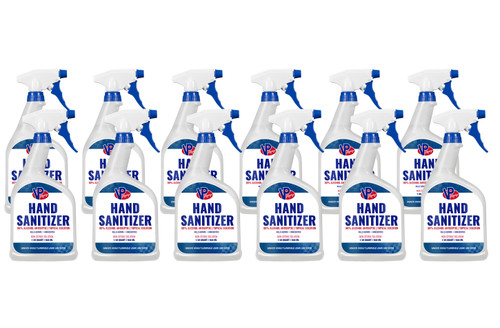 Hand Cleaner - Hand Sanitizer - 32 oz Spray Bottle - Set of 12