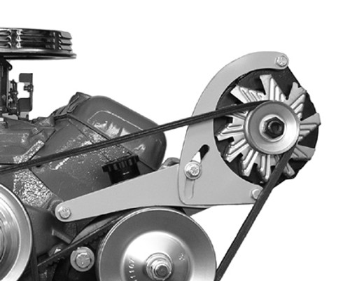 Alternator Bracket - Low Profile - Driver Side - Low Mount - Head / Water Pump Mount - Steel - Natural - Long Water Pump - GM Alternator - Big Block Chevy - Kit Alternator Bracket - Low Profile - Driver Side - Low Mount - Head / Water Pump Mount - Steel - Natural - Long Water Pump - GM Alternator - Big Block Chevy - Kit
