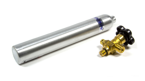 CO2 Bottle - 10 oz - Standard Valve - Aluminum - Natural - Each