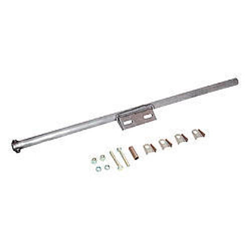 Transmission Crossmember - Weld-On - 40 in Wide - Bracket / Hardware Included - Steel - Natural - Kit