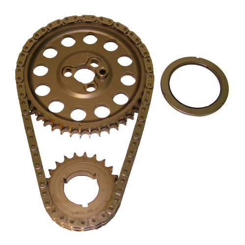 Timing Chain Set - Hex-A-Just True Roller - Double Roller - Adjustable - Steel - Rocket Block - Small Block Chevy - Kit