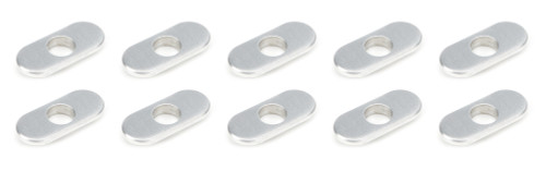 Control Arm Caster Slug - 1/2 in ID Hole - Centered - Aluminum - Natural - Slotted Upper Control Arm Brackets - Set of 10
