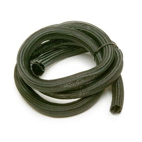 Hose and Wire Sleeve - PowerBraid - 1 in Diameter - 12 ft - Split - Braided Plastic - Black - Each