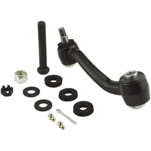 Idler Arm - Greasable - Fast Ratio - Steel - Black Paint - Mopar B-Body / E-Body 1986-72 - Each