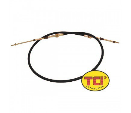 Shifter Cable - 5 ft Long - 2 in Stroke - Steel Cable - Nylon Liner - TCI Shifters - Each