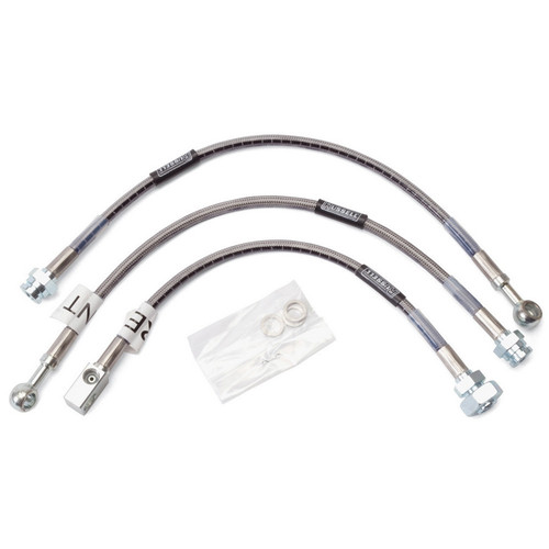 Brake Hose Kit - Street Legal - DOT Approved - Braided Stainless - GM F-Body 1977-81 - Kit
