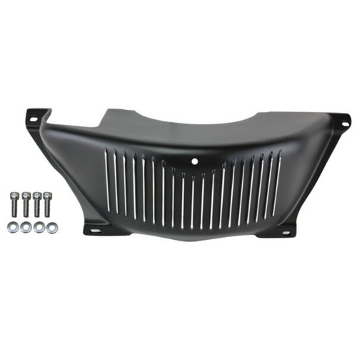 Transmission Dust Cover - Hardware Included - Aluminum - Black Anodized - TH350