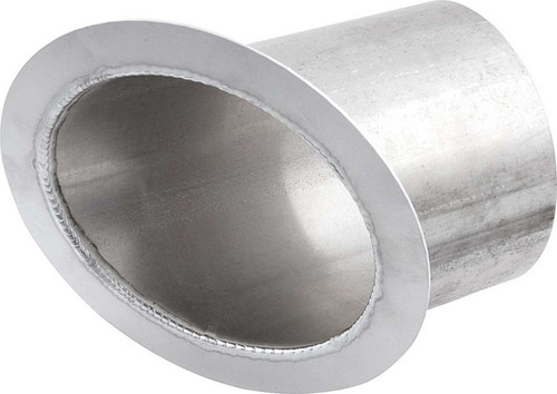 Exhaust Shield - 6 in Diameter Round - Single 55 Degree Outlet - Aluminum - Natural - Each
