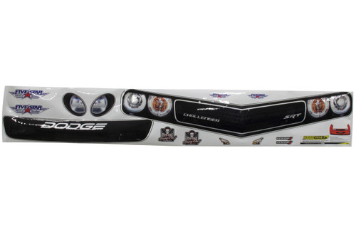 Graphics - Nose - MD3 - Laminated Protective Coating - Dodge Challenger - Dirt Late Model - Kit