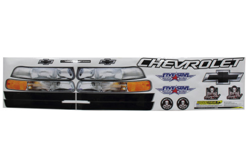 Graphics - Nose - Short Track truck - Laminated Protective Coating - Chevy C1500 2002 - Kit
