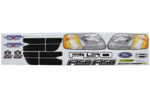 Graphics - Nose - Short Track truck - Laminated Protective Coating - Ford 2002 - Kit