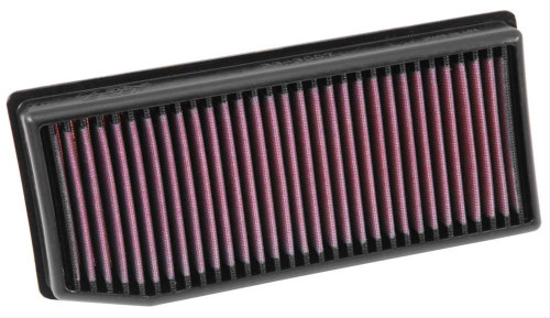 Air Filter Element - Panel - 10.625 x 4.875 in - 1.563 in Tall - Reusable Cotton - Red - Dacia Lodgy 2012-21 - Each