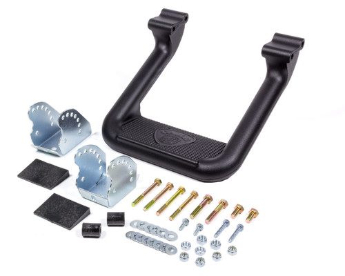 Step Bars - Hoop II - Mount Kit Included - Aluminum - Black Powder Coat - Ford Fullsize SUV / Truck 1999-2016 - Each