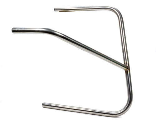 Nerf Bar - Driver Side - 3 Point - 1 in Tube - Long - Stainless - Natural - Sprint Car - Each