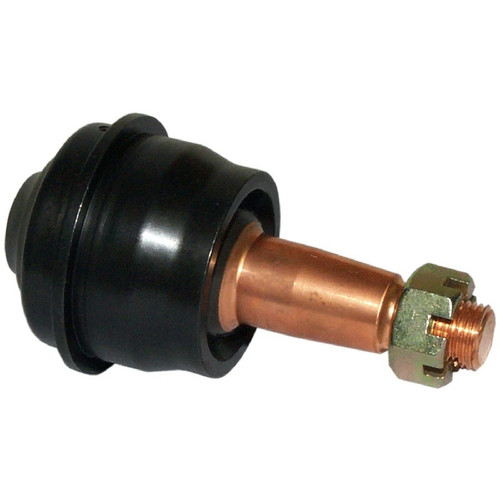 Ball Joint - Precision - Greasable - Lower - Press-In - 1.600 in/ft Taper - 3.16 in Stud - 9/16-18 in Thread - Hardware Included - Aluminum Cap - Black Anodized - Each