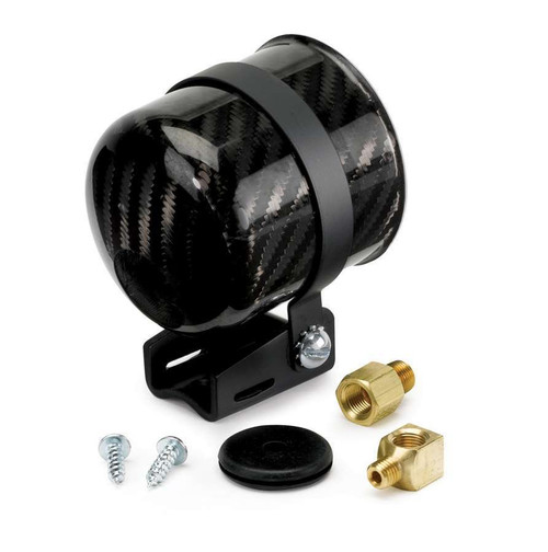 Gauge Cup - 2-5/8 in Diameter Gauge - Pedestal Mount - Carbon Fiber - Mechanical Gauges - Each