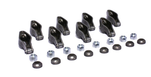 Rocker Arm - Magnum - 3/8 in Stud Mount - 1.6 Ratio - Roller Tip - Chromoly - Small Block Chevy - Set of 8