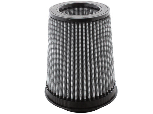 Air Filter Element - Magnum FLOW Pro DRY S - Clamp-On - Conical - 7 in Base Diameter - 5.5 in Top Diameter - 8 in Tall - 5 in Flange - Synthetic - White - Universal - Each