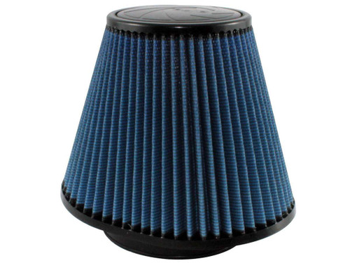Air Filter Element - Magnum FLOW Pro 5R - Clamp-On - Conical - 10 in Length x 7 in Width Base - 5.5 in Top - 5.5 in Flange - 8 in Tall - Reusable Cotton - Blue - Universal - Each