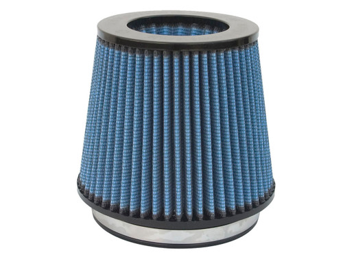 Air Filter Element - Magnum FLOW Pro 5R - Clamp-On - Conical - 7 in Base Diameter - 5.5 in Top Diameter - 6 in Tall - 5.5 in Flange - Reusable Cotton - Blue - Universal - Each