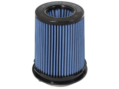 Air Filter Element - Magnum FLOW Pro 5R - Clamp-On - Conical - 5 in Base - 4.5 in Top - 3.5 in Flange - 7.5 in Tall - Reusable Cotton - Blue - Universal - Each