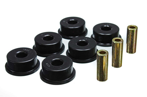 Differential Housing Mount Bushing - Hyper-Flex - Polyurethane / Steel - Black / Cadmium - Chevy Camaro 2010-12 - Kit