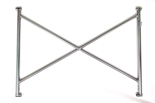 Wing Post - Top - 18 in Tall - Sliders Included - Chromoly - Chrome - Triple X Sprint Car - Kit