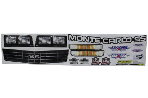 Graphics - Nose - Laminated Protective Coating - Chevy Monte Carlo 1988 - Kit