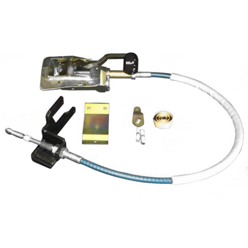 Transfer Case Shifter - Brackets / Cable / Hardware - New Process 231 / 241 Transfer Cases - Jeep TJ 1997-2006 - Kit