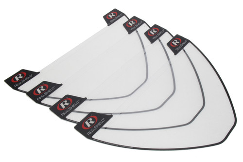 Face Shield - RealShield - Plastic - Clear - Hat / Visor Bill - Set of 4