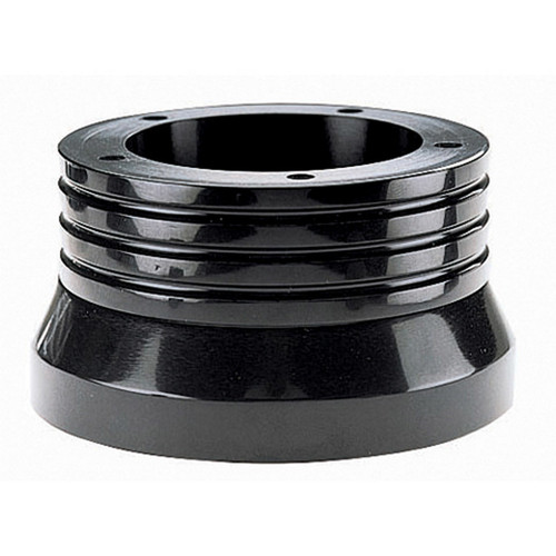 Steering Wheel Adapter - Billet Style - Grant Wheel to OE Column - Hardware Included - Aluminum - Black Anodized - Dodge / Plymouth 1970-74 - Each