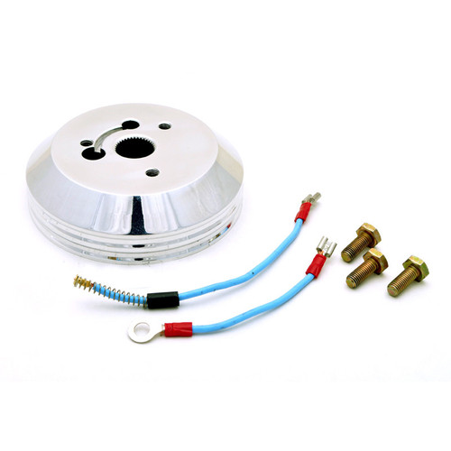 Steering Wheel Adapter - GT3 - 3-Bolt GT Wheel to OE Column - Hardware Included - Aluminum - Polished - Ford - Kit