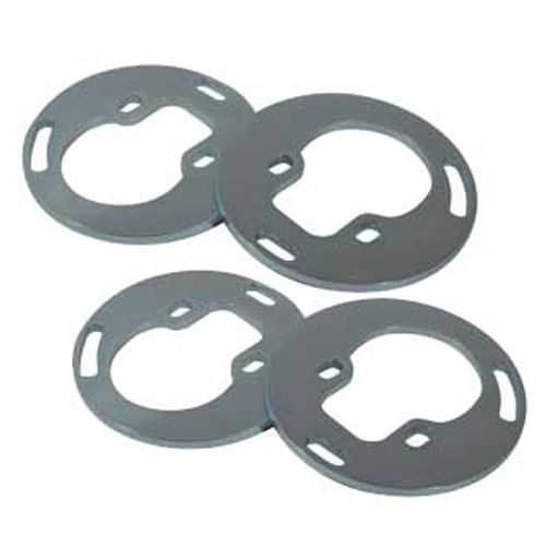 Coil-Over Spring Spacer - 1/2 in Tall - Aluminum - Natural - Specialty Products Lower Control Arms - GM F-Body 1970-82 / GM G-Body 1978-88 - Set of 4