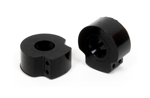 Bump Stop - Shock Shaft - 0.875 in ID - 2.5 in OD - Polyurethane - Black - Natural - Pair
