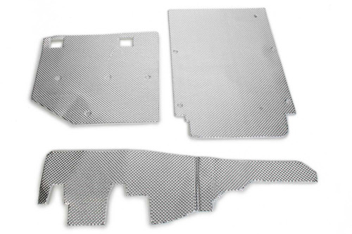 Heat Barrier - Engine Bay Heat Shield - 3/16 in Thick - Aluminized Fiberglass - Pioneer 700 1214-20 - Kit