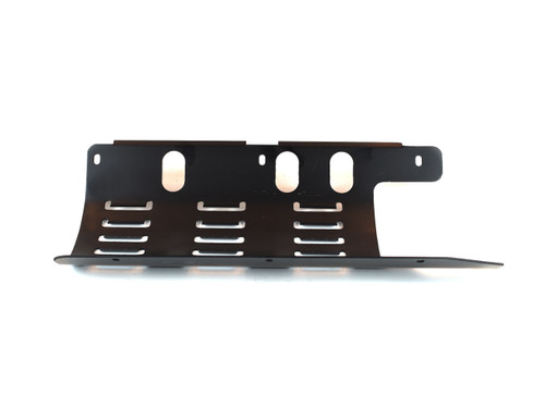 Windage Tray - Pro-Style Louvered - Aluminum - Black Anodized - Rear Sump - Small Block Chevy - Each