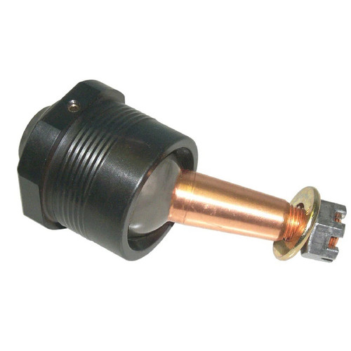 Ball Joint - Precision - Take-A-Part - Greasable - Upper - Screw-In - Low Friction - 1.500 in/ft Taper - 3.34 in Stud - 1/2-20 in Thread - Hardware Included - Aluminum Cap - Black Anodized - Each Ball Joint - Precision - Take-A-Part - Greasable - Upper - Screw-In - Low Friction - 1.500 in/ft Taper - 3.34 in Stud - 1/2-20 in Thread - Hardware Included - Aluminum Cap - Black Anodized - Each