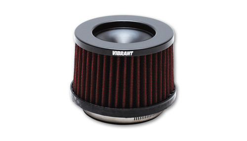 Air Filter Element - Classic - Clamp-On - Conical - 5.5 in Base - 4 in Top Diameter - 4.25 in Tall - 3 in Flange - Cotton - Universal - Each