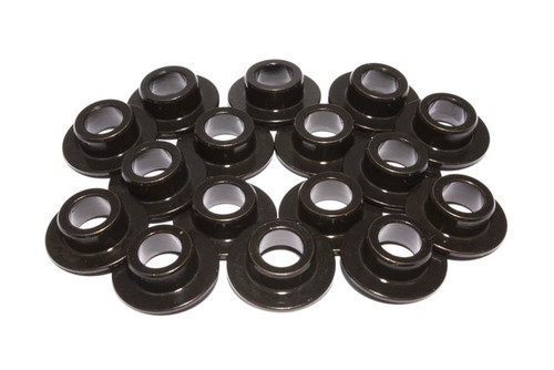 Valve Spring Retainer - 7 Degree - 0.640 in OD Step - 1.055 in Single Spring - Chromoly - Black Oxide - Mopar Gen III Hemi - Set of 16 Valve Spring Retainer - 7 Degree - 0.640 in OD Step - 1.055 in Single Spring - Chromoly - Black Oxide - Mopar Gen III Hemi - Set of 16
