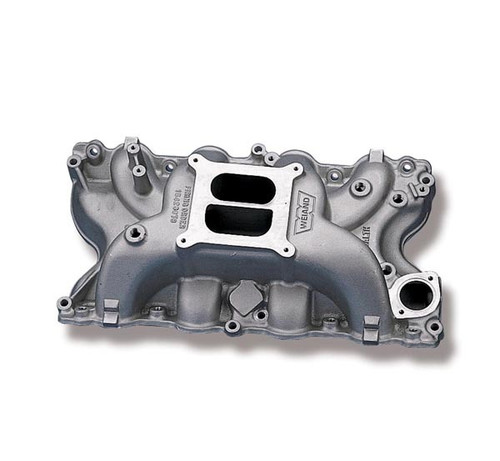 Intake Manifold - Stealth - Square Bore - Dual Plane - Aluminum - Natural - Big Block Ford - Each Intake Manifold - Stealth - Square Bore - Dual Plane - Aluminum - Natural - Big Block Ford - Each