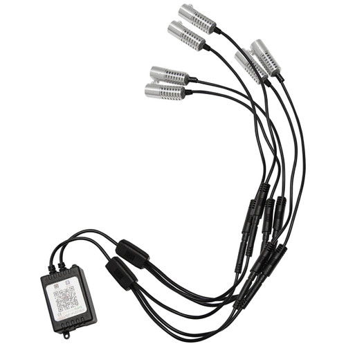 Interior Light - ColorShift - Strip Light - LED - Multi-Color - Universal - Set of 6 Interior Light - ColorShift - Strip Light - LED - Multi-Color - Universal - Set of 6