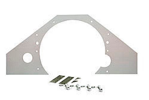 Motor Plate - Mid - 29-1/4 x 13-1/2 x 3/32 in - Frame Mounts - Flywheel Shims - Steel - Chevy V6 / V8 - Kit