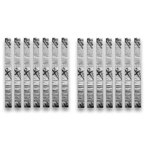 Heat and Sound Barrier - Pre-Cut - Doors - Aluminum / Foam - Silver / Black - 2nd Series - Chevy Truck 1957-59 - Kit Heat and Sound Barrier - Pre-Cut - Doors - Aluminum / Foam - Silver / Black - 2nd Series - Chevy Truck 1957-59 - Kit