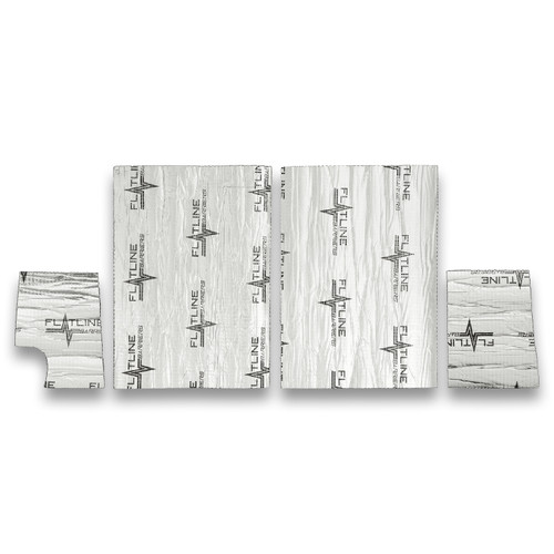 Heat and Sound Barrier - Pre-Cut - Cab Walls - Aluminum / Foam - Silver / Black - Chevy Truck 1937-46 - Kit Heat and Sound Barrier - Pre-Cut - Cab Walls - Aluminum / Foam - Silver / Black - Chevy Truck 1937-46 - Kit