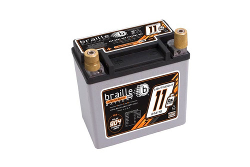 Battery - Lightweight - AGM - 12V - 904 Pulse Cranking amps - Threaded Terminals - 5.80 in L x 5.80 in H x 3.40 in W - Each