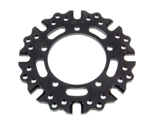 Brake Rotor Adapter - Outboard - 5 x 4.50 in Bolt Pattern to 8 x 7.000 in Rotor Bolt Pattern - Aluminum - Gray Anodized - Each