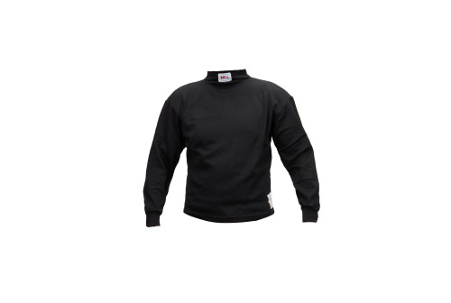 Underwear Top - Sport-TX - SFI 3.3/5 - Long Sleeve - Crew Neck - Fire Retardant Blend - Black - Medium - Each