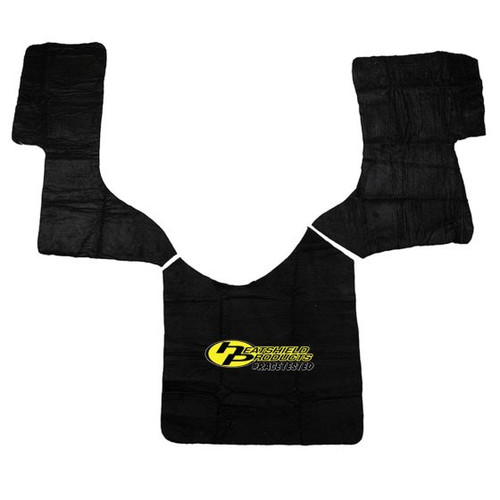 Heat Barrier - Floor Heat Shield - Spray On Adhesive - Black - Ford E-Series 1997-2021 - Kit