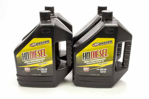 Motor Oil - HD Diesel - 15W40 - Conventional - 1 gal Bottle - Diesel Engines - Set of 4